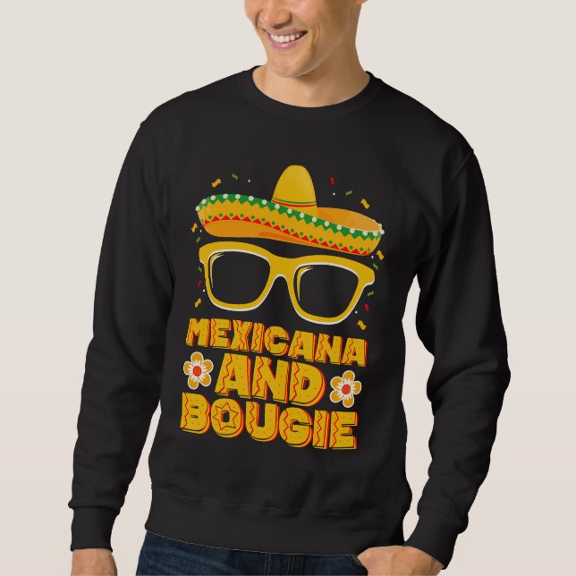 Sudadera Mexicana Y Bougie Chicas Mexicanos Cinco De Mayo (Anverso)