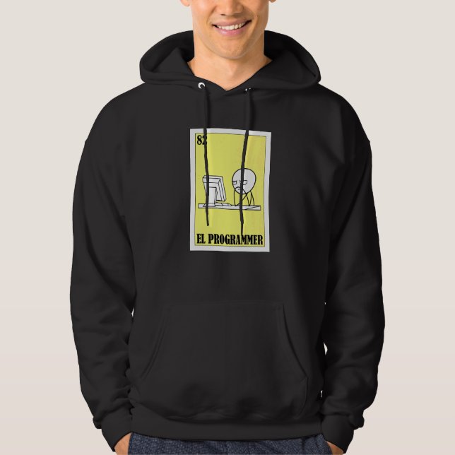 Sudadera Mexicano para Desarrolladores  El Programador (Anverso)