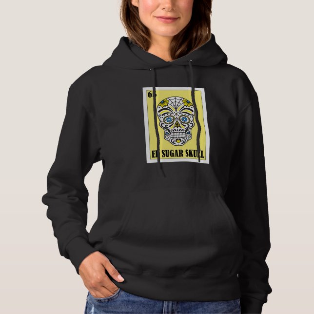 Sudadera Mexicano para Fiestas  El Azúcar Calavera 2 (Anverso)