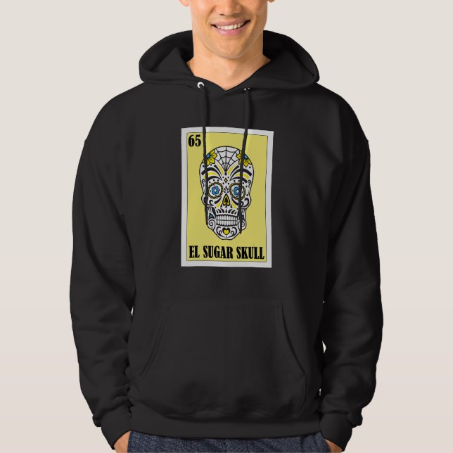 Sudadera Mexicano para Fiestas  El Azúcar Calavera 2 (Anverso)