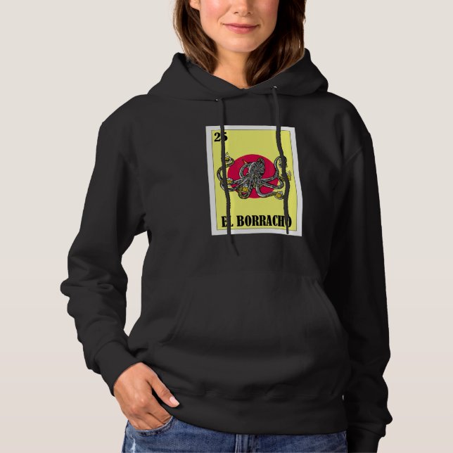 Sudadera Mexicano para Fiestas  El Pulpo (Anverso)