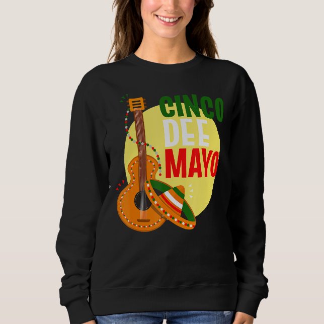 Sudadera México: Independencia de Mayo Cinco Feliz México F (Anverso)