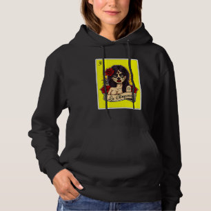 Sudadera México Lotería Para Mujeres Mexicana Chicana La Ch