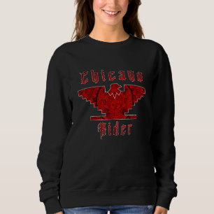 Sudadera México Mens Huelga Bandera de Pájaro Campesino Chi