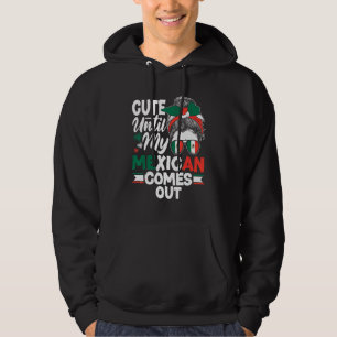 Sudadera México Mexicano Bandera de México Bonito Hasta que