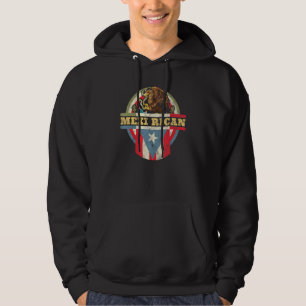 Sudadera México Mexicano México Puerto Rico Bandera Mexican