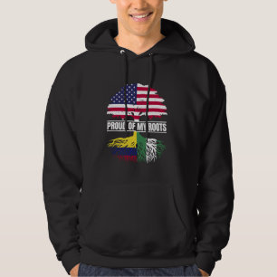 Sudadera Mezcla colombiana nigeriana orgullosa de mis raíce