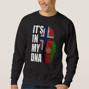 Sudadera Mezcla de ADN de noruego y afgano, patrimonio de l