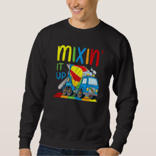 Sudadera Mezcla De Cemento De Cemento Mezclador De Camión T