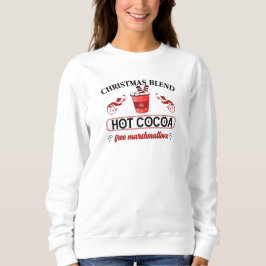 Sudadera Mezcla de navidades, cacao caliente, Navidades, su
