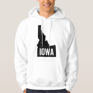 Sudadera Mezcla divertida de geografía de Idaho Iowa