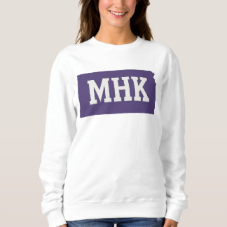 Sudadera MHK Kansas | Abreviatura del estado del KS de Manh