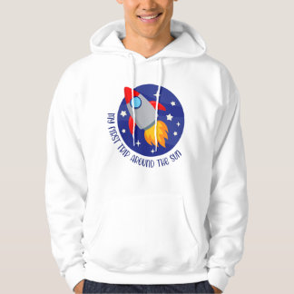 Sudadera Mi 1er Viaje Alrededor Del Sol Cohete 1er Cumpleañ