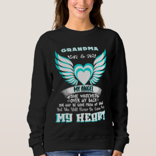 Sudadera Mi Abuela Mi Ángel Ella Vigila Por Mi Espalda
