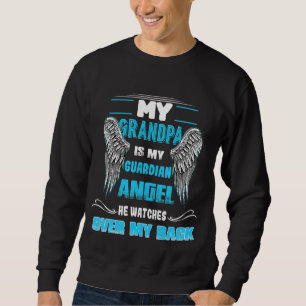 Sudadera Mi Abuelo Es Mi Ángel Guardián Que Vigila Sobre Ba