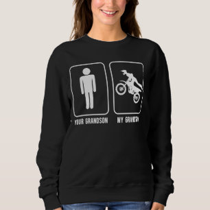 Sudadera Mi Abuelo Sucio Abuela De Bicicleta De Gran Biker 