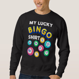 Sudadera Mi afortunada Bingo Funny Jugadora de Bingo Abuela
