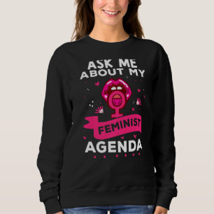 Sudadera Mi Agenda Feminista Feminismo Por Los Sufragistas