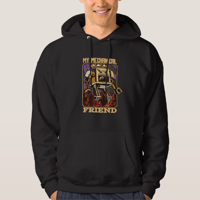 Sudadera Mi amigo mecánico Robot Cyborg Toy (Anverso)