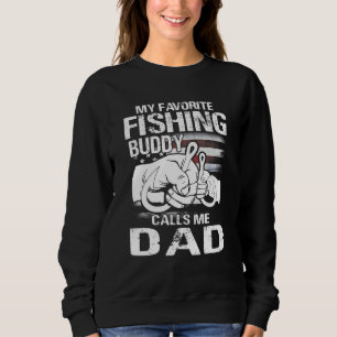 Sudadera Mi amigo pescador favorito me llama papá padre