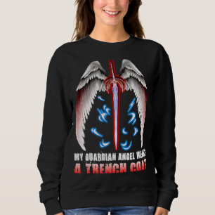 Sudadera Mi Ángel Guardian Usa Un Abrigo Fantasma