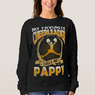 Sudadera Mi animadora favorita me llama Pappy Cheerledin