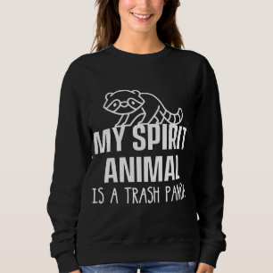 Sudadera Mi Animal De Espíritu Es Un Animal De Basura Panda