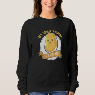 Sudadera Mi Animal De Espíritu Es Una Comida De Papa Yam Pa