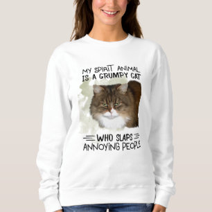 Sudadera Mi Animal Espiritual Es Un Animal Gato Cita Regalo