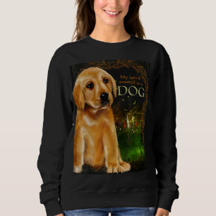 Sudadera Mi Animal Espiritual Es Un Entusiasta Canino Perro