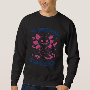 Sudadera Mi Animal Espiritual Es Un Mexicano Axolotl