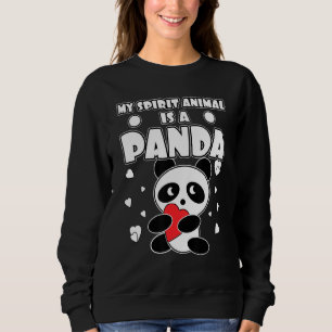 Sudadera Mi Animal Espiritual Es Un Oso Panda