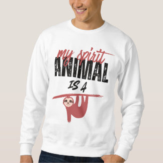 Sudadera Mi animal espiritual es un perezoso _ dichos diver