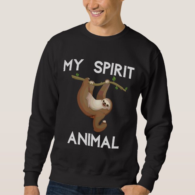 Sudadera Mi Animal Espiritual Es Una Leche 121 (Anverso)