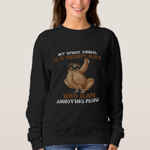 Sudadera Mi Animal Espiritual Es Una Lema Gruñosa Que Golpe