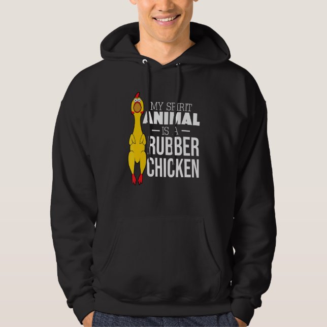 Sudadera Mi Animal Espiritual Es Una Mujer De Pollo De Cauc (Anverso)