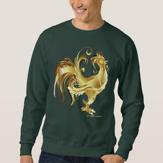 Sudadera Mi animal espiritual - Rooster (Anverso)