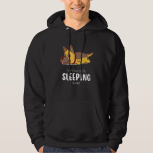 Sudadera Mi animal favorito durmiendo perro pastor alemán
