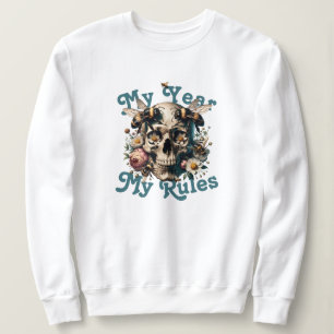 Sudadera Mi año mis reglas mujeres poder navidad año Person