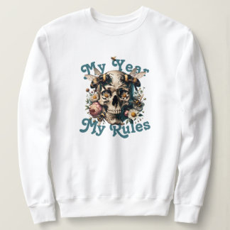 Sudadera Mi año mis reglas mujeres poder navidad año Person