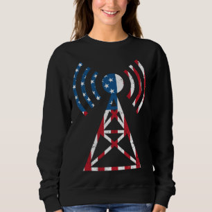 Sudadera Mi antena es más grande que la tuya Radioaficiona