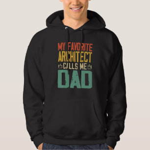 Sudadera Mi Arquitecto Favorito Me Llama Papá Vintage Retro