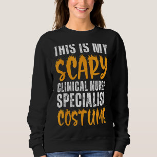 Sudadera Mi asustado enfermero de enfermero especialista di