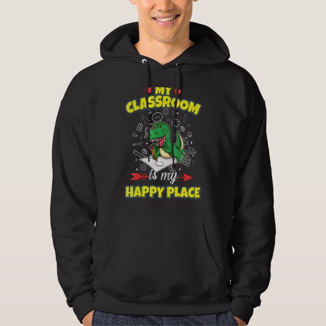 Sudadera Mi Aula Es Mi Lugar Feliz Primario (Anverso)