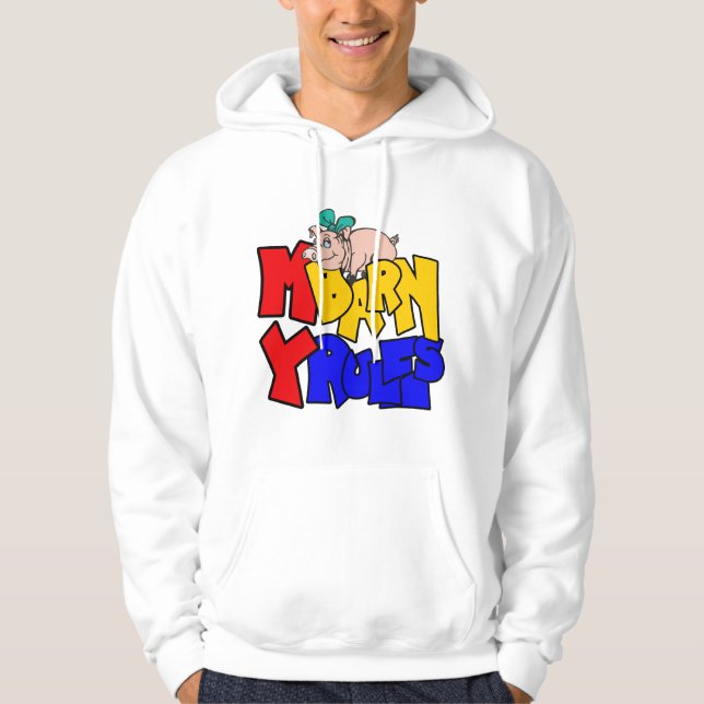 Sudadera Mi Barn Mis Reglas Cerdo (Anverso)