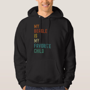 Sudadera Mi Beagle Es Mi Favorito. Perro divertido con niño