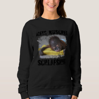 Sudadera Mi bebé de mono dormido Orangutan