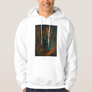Sudadera Mi Bestia Fénix de Fuego Mística – Arte de Fantasí