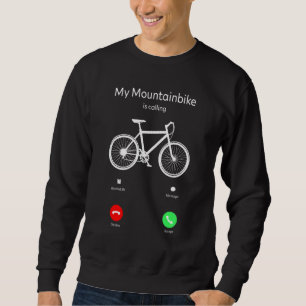 Sudadera Mi Bicicleta De Montaña Llama A Bicicleta Mtb
