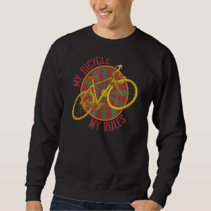 Sudadera Mi bicicleta mis reglas ciclismo ciclismo